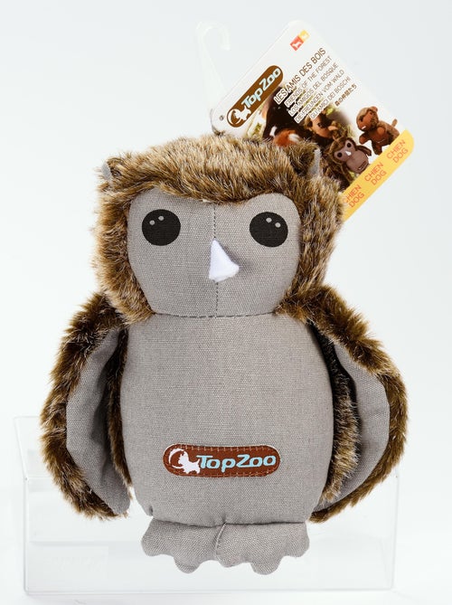 Jouet peluche pour chien Hibou - Kiabi