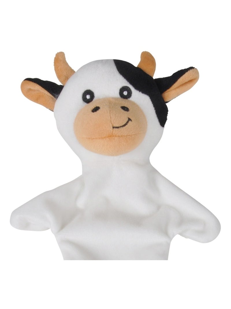 Jouet peluche vache friandises a cacher pour chien Blanc - Kiabi