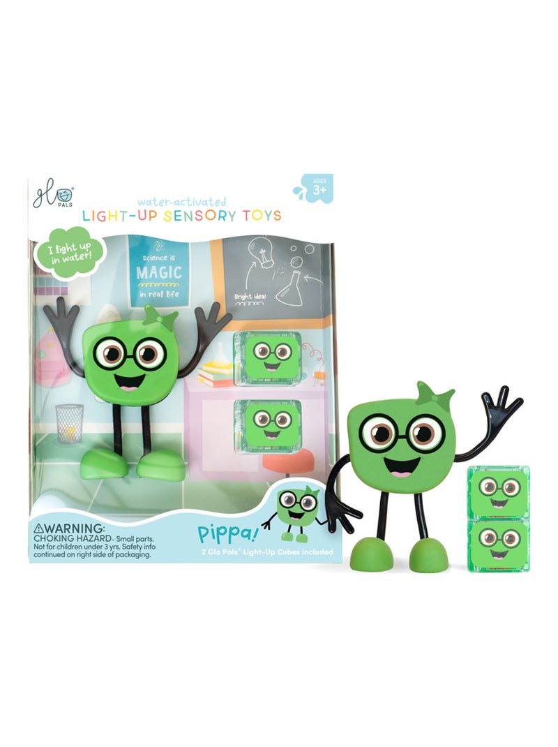Jouet personnage sensoriel lumineux  Glo Pals Vert - Kiabi