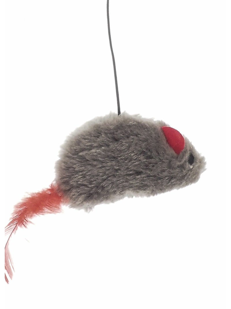 Jouet pour chat canne souris peluche Gris - Kiabi