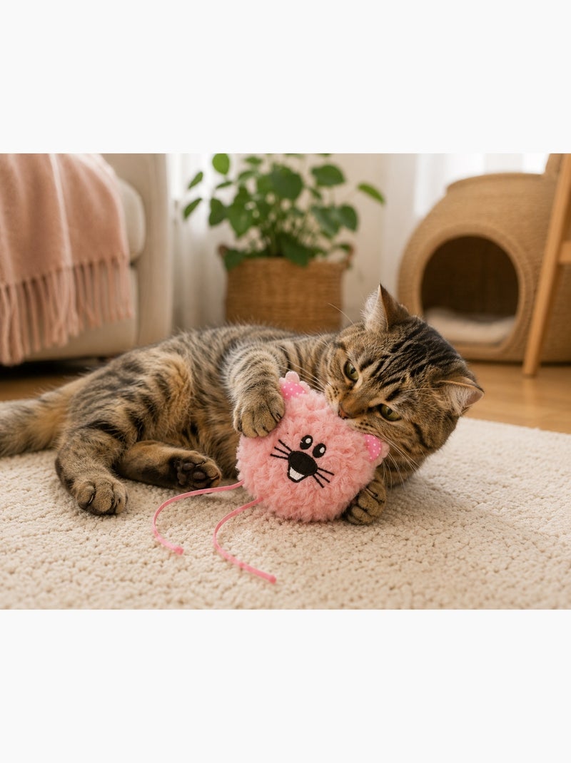 Jouet pour chat Gripi Peluche douce pour jeu et câlins rose Rose - Kiabi