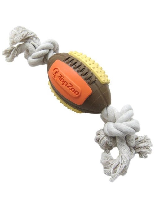 Jouet pour chien caoutchouc Ballon de Rugby - Kiabi