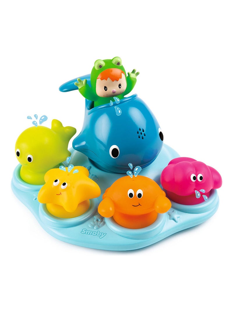 Jouet pour le bain Cotoons : Ile de bain Multicolore - Kiabi