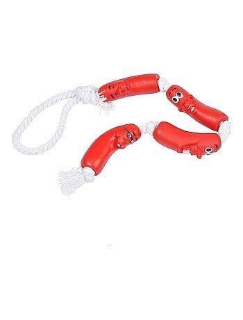 Jouet saucisse pour chien