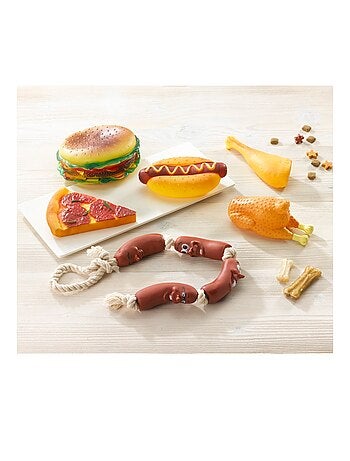 Jouet saucisse pour chien