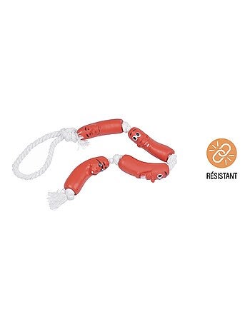 Jouet saucisse pour chien
