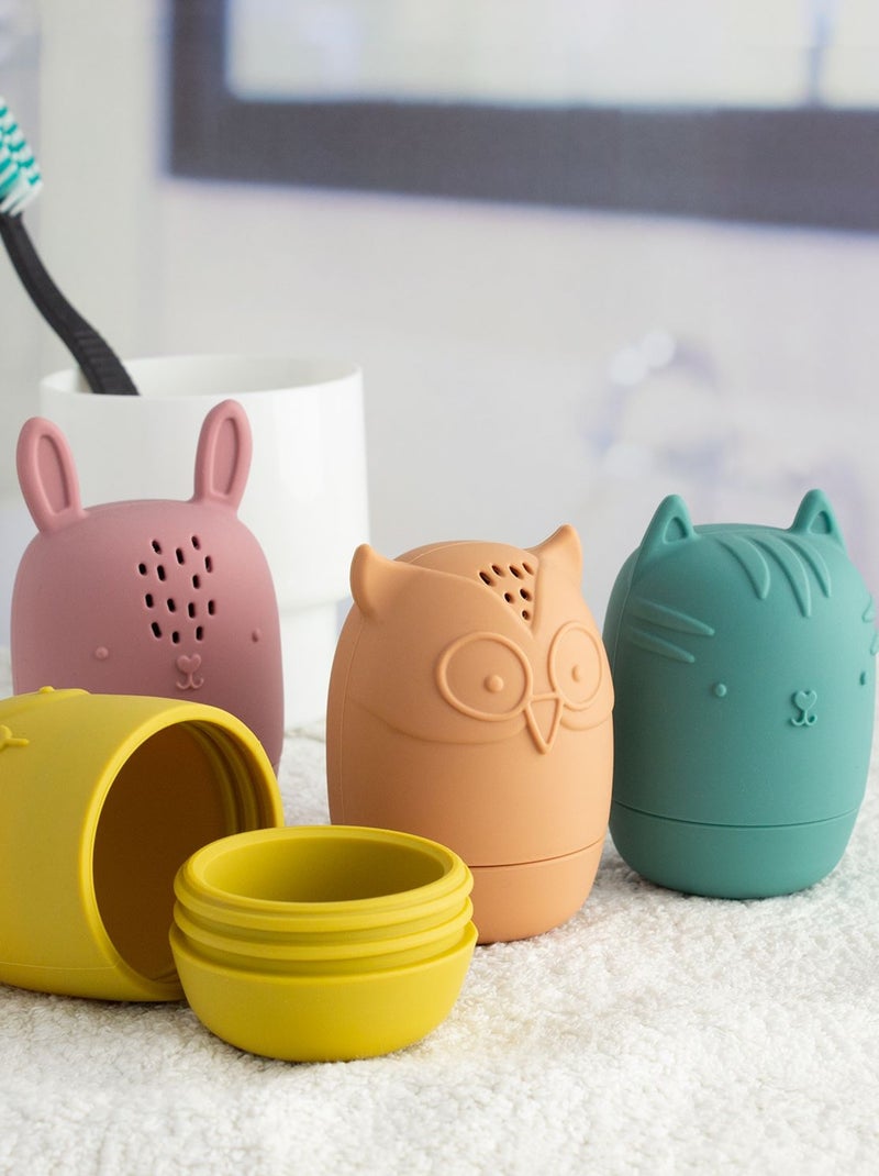 Jouets bain silicone Animaux aspergeurs Rouge - Kiabi