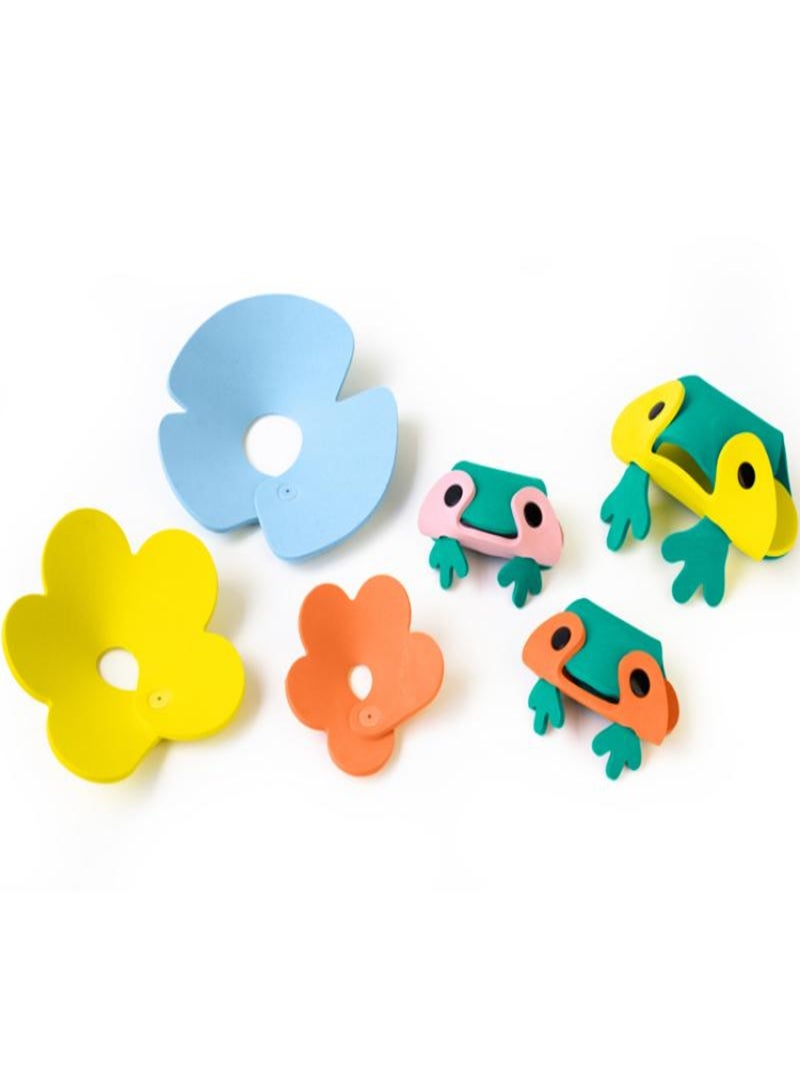 Jouets de bain à assembler L'étang à grenouilles Multicolore - Kiabi