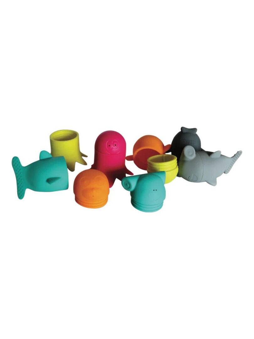 Jouets de bain en silicone Büddies Multicolore - Kiabi