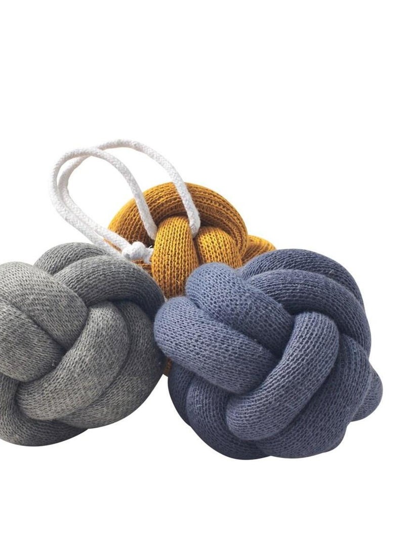 Jouets d'éveil bébé noeuds Set de 3 Bleu - Kiabi
