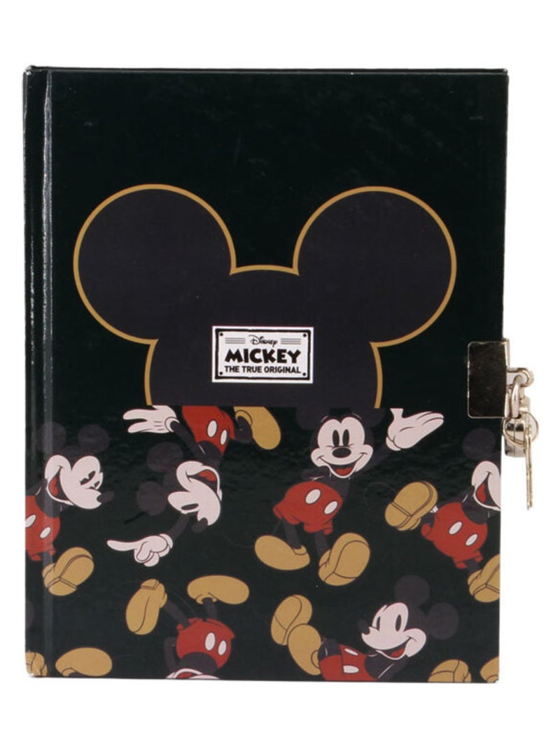 Journal Cadenas - Disney Mickey Mouse True - Noir - Taille Unique Noir - Kiabi