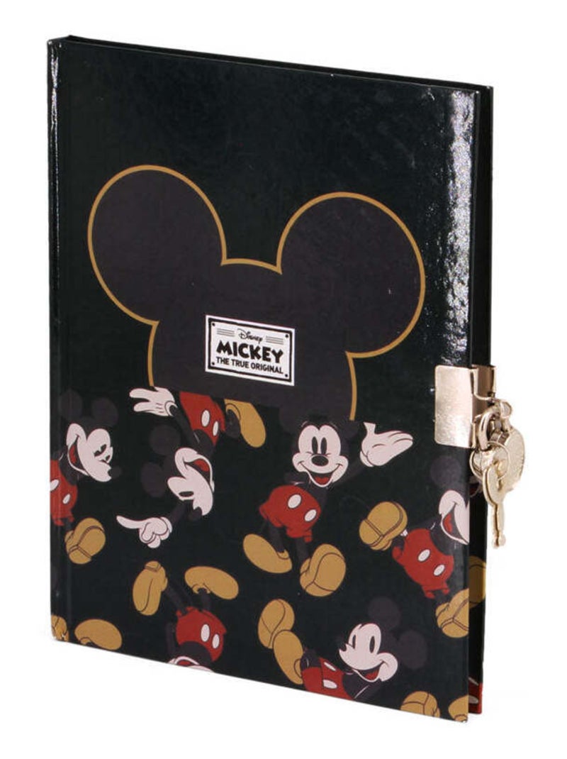 Journal Cadenas - Disney Mickey Mouse True - Noir - Taille Unique Noir - Kiabi