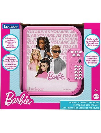 Journal intime électronique avec coffre-fort barbie