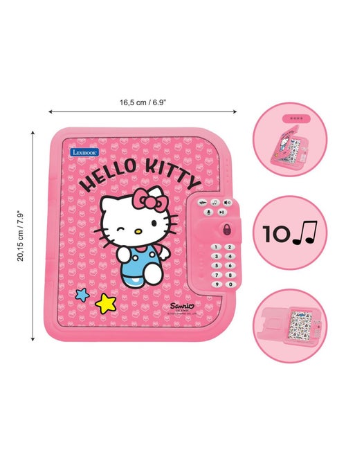 Journal intime électronique avec coffre-fort Hello Kitty - Kiabi