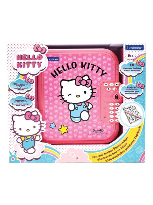 Journal intime électronique avec coffre-fort Hello Kitty - Kiabi