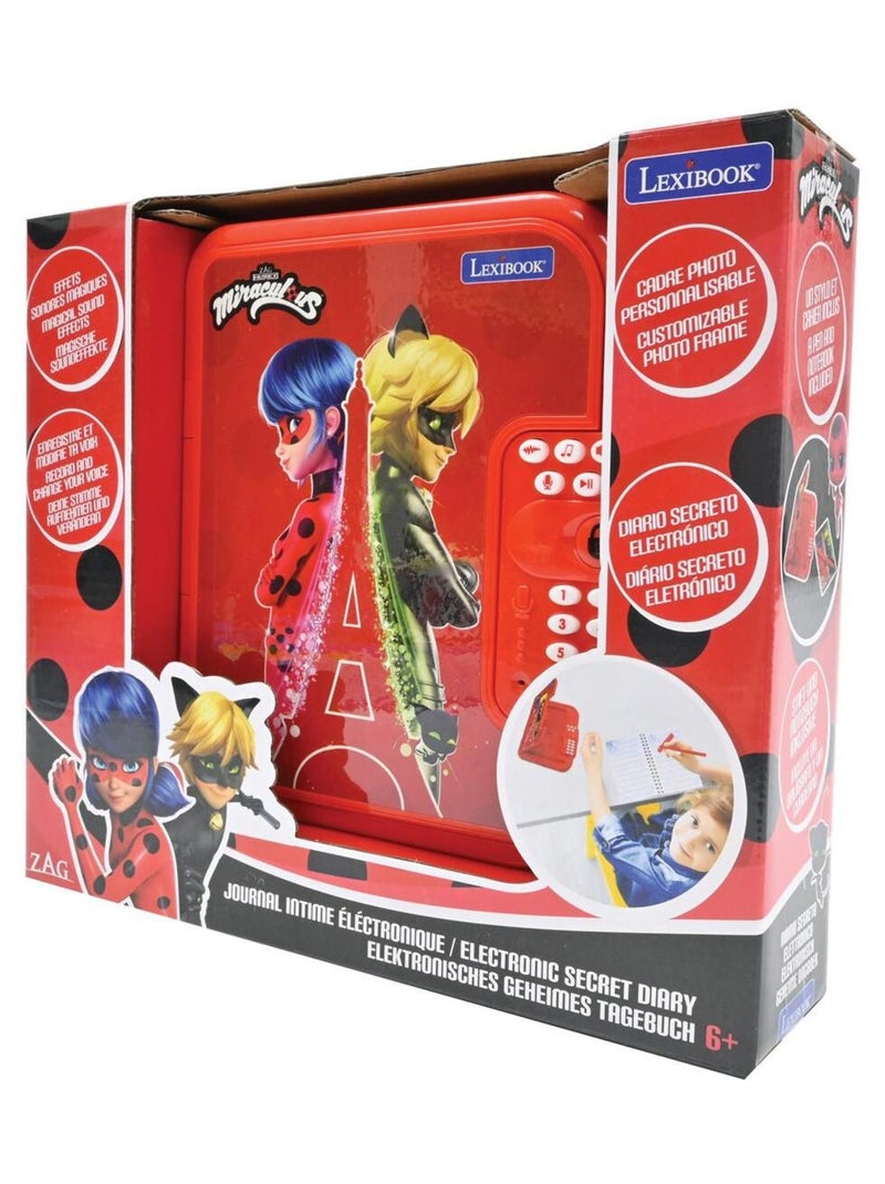 Journal intime électronique avec coffre-fort Miraculous N/A - Kiabi