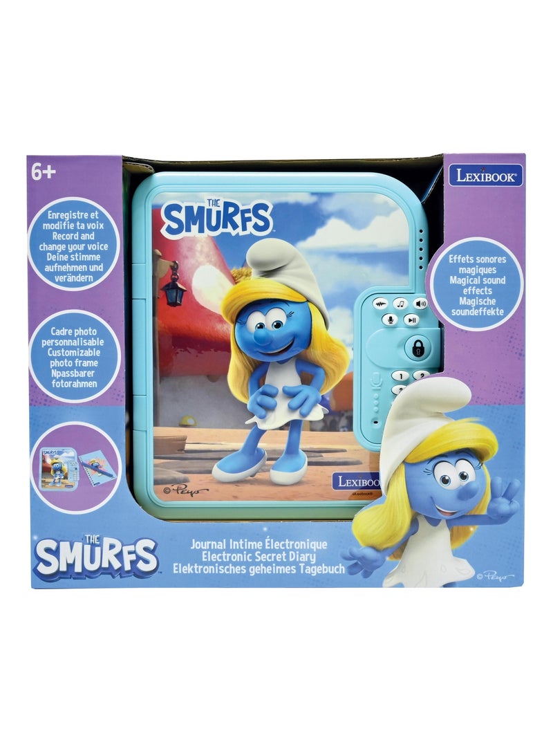 Journal intime électronique avec coffre-fort Schtroumpfs N/A - Kiabi