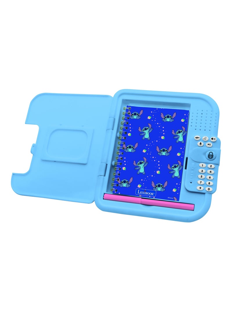 Journal intime électronique avec coffre-fort Stitch N/A - Kiabi