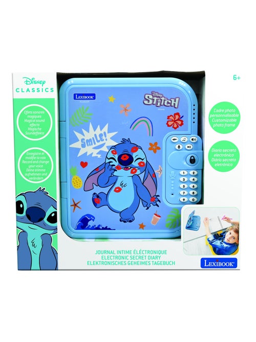 Journal intime ?lectronique avec coffre-fort Stitch - Kiabi
