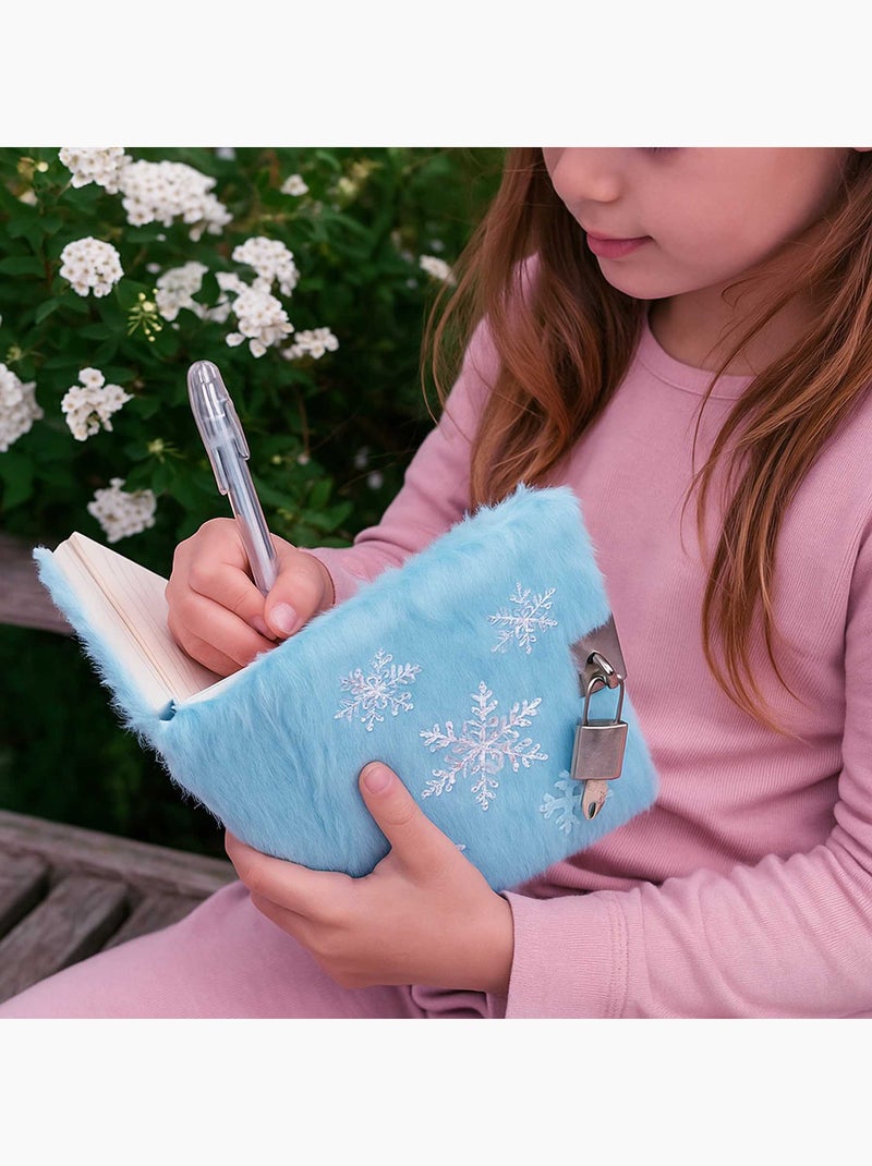 Journal intime peluche - Sisters Forever reine Glace Great Pretenders Bleu - Kiabi