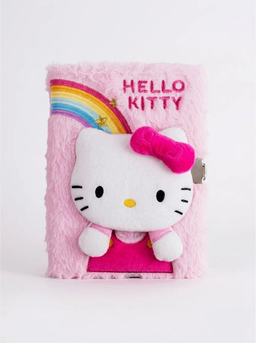 Journal intime peluche 3d a5 avec cadenas hello kitty sanrio - Kiabi Journal intime peluche 3d a5 avec cadenas hello kitty sanrio - Kiabi