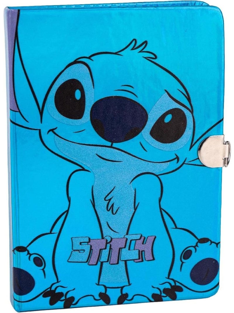 Journal intime Stitch avec cadenas - Format A4 N/A - Kiabi