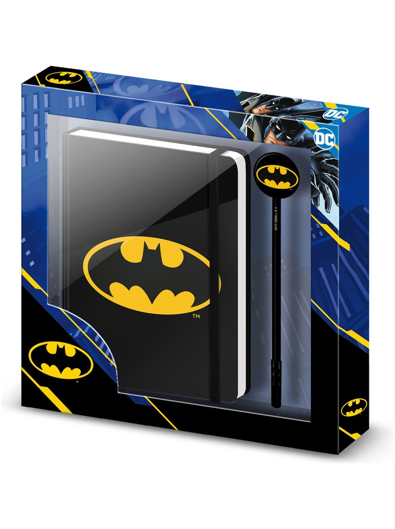 Journal + Stylo Fashion - DC Comics Batman Batsignal - Noir - Taille Unique Noir - Kiabi