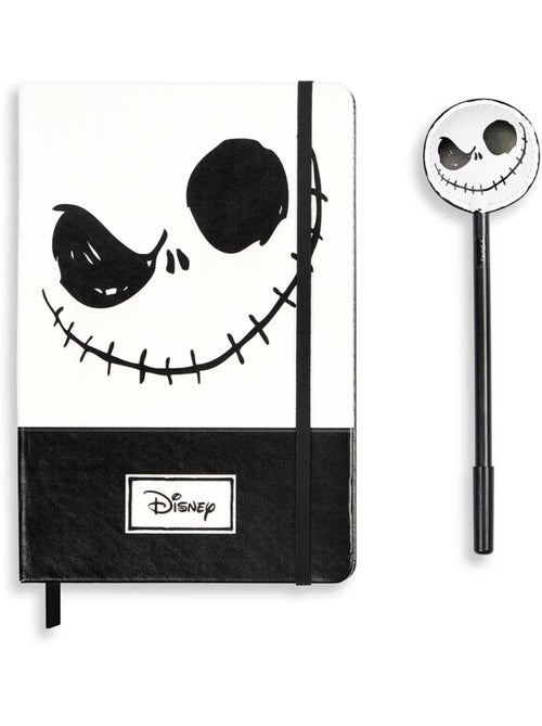 Journal + Stylo Fashion - Disney L'Étrange Noël de M. Jack Face - Noir - Taille Unique - Kiabi