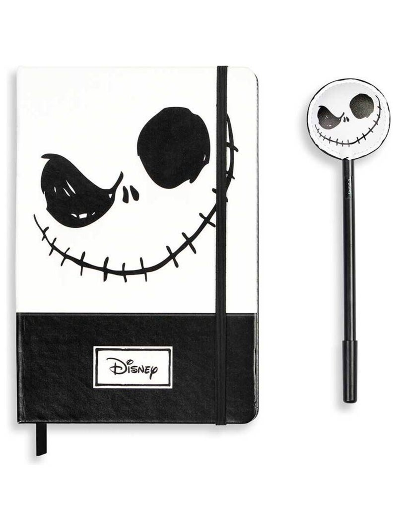 Journal + Stylo Fashion - Disney L'Étrange Noël de M. Jack Face - Noir - Taille Unique Noir - Kiabi