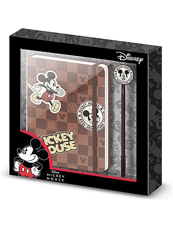 Journal + Stylo Fashion - Disney Mickey Mouse Journey - Brun - Taille Unique