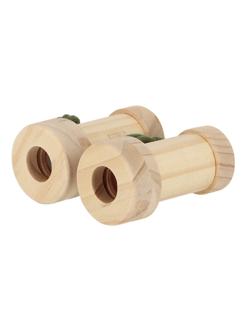 Jumelles en bois Beige - Kiabi