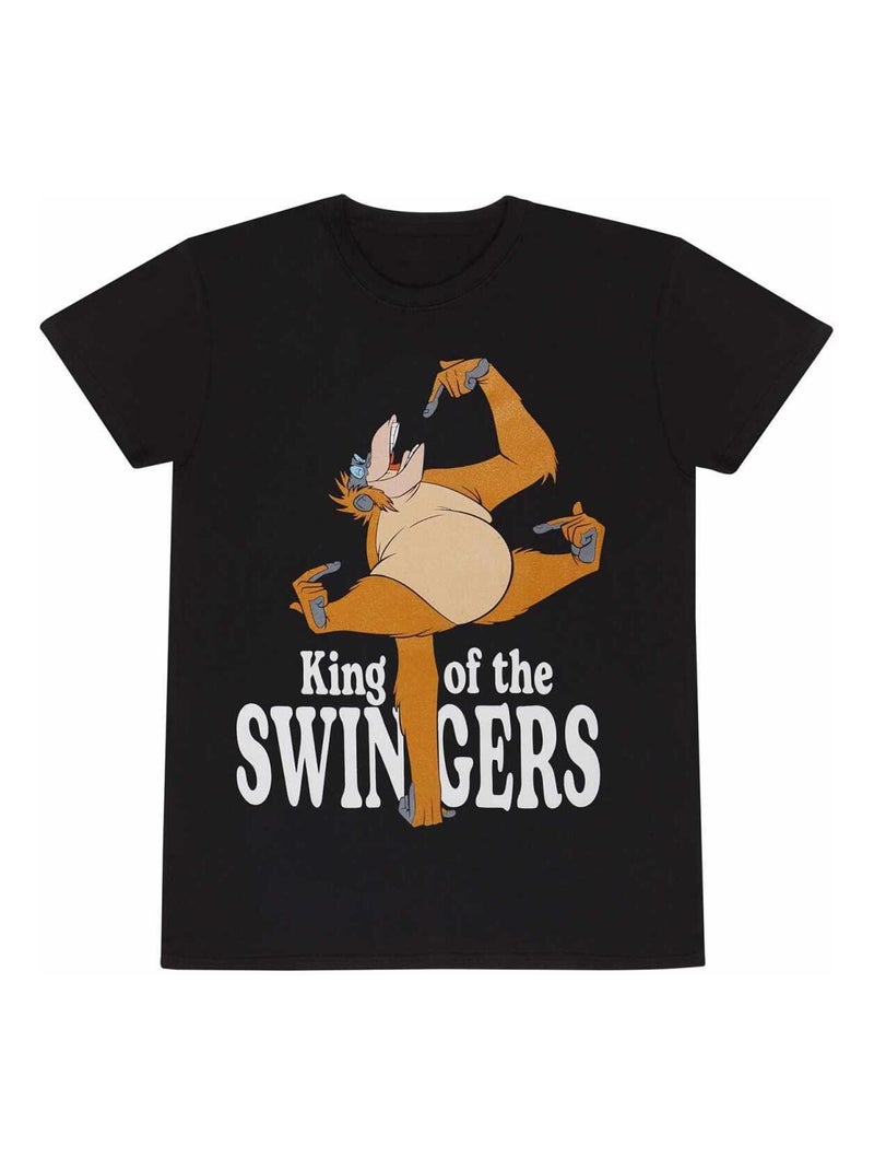 Jungle Book - T-shirt KING OF THE SWINGERS Noir - Kiabi