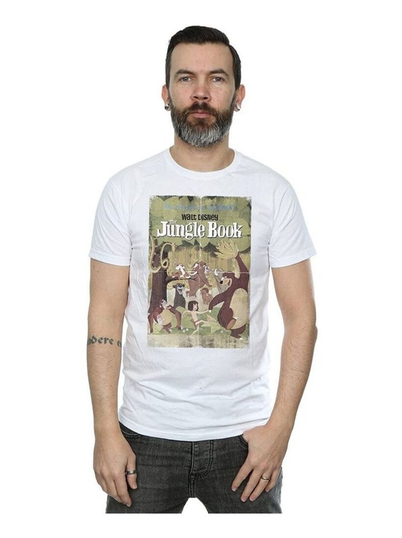 Jungle Book - T-shirt motif/style poster Blanc - Kiabi