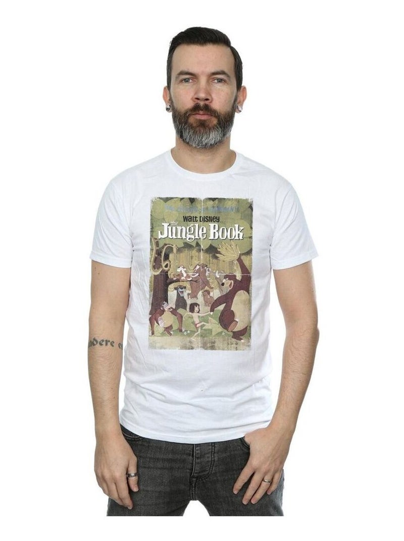 Jungle Book - T-shirt motif/style poster Blanc - Kiabi