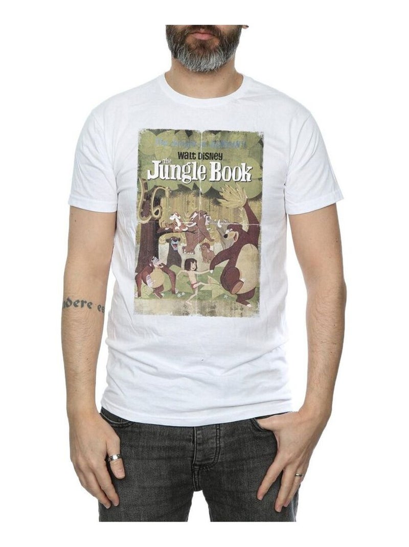 Jungle Book - T-shirt motif/style poster Blanc - Kiabi