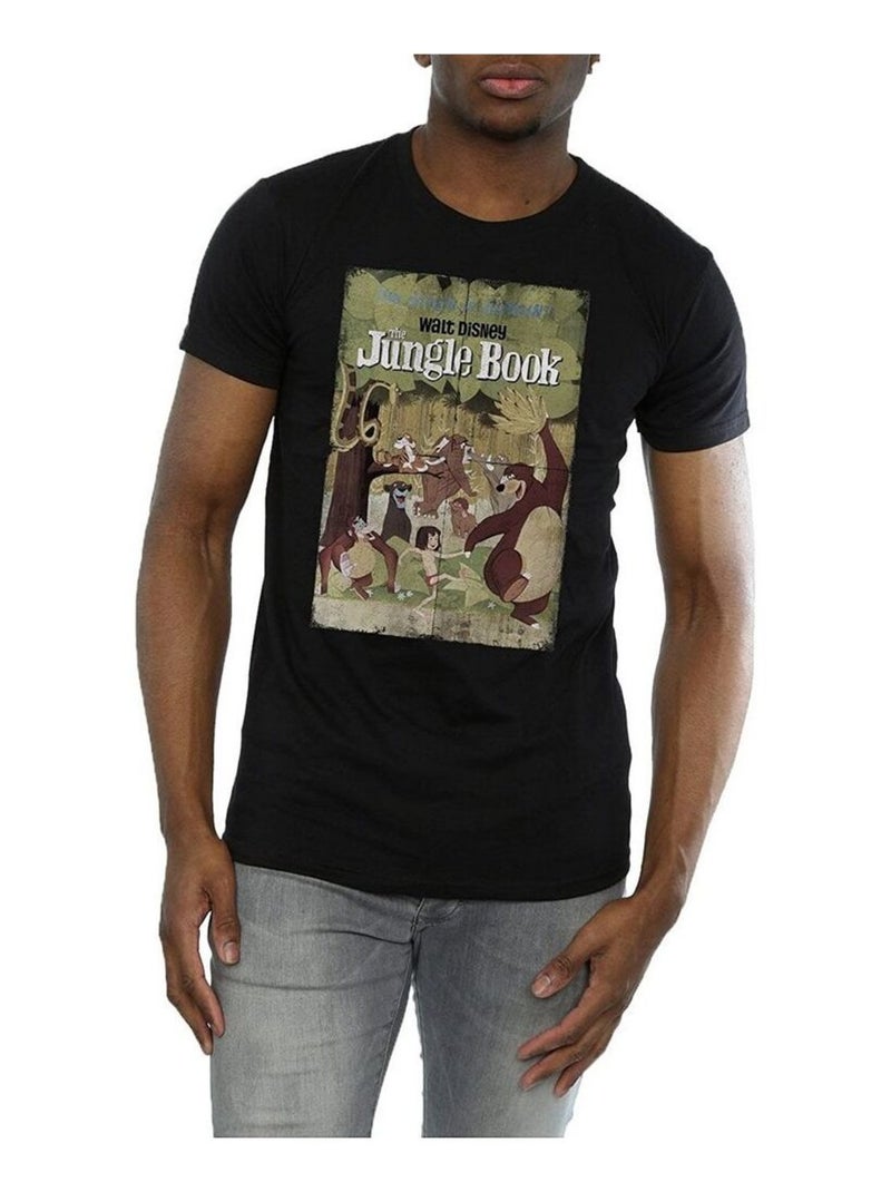 Jungle Book - T-shirt motif/style poster Noir - Kiabi