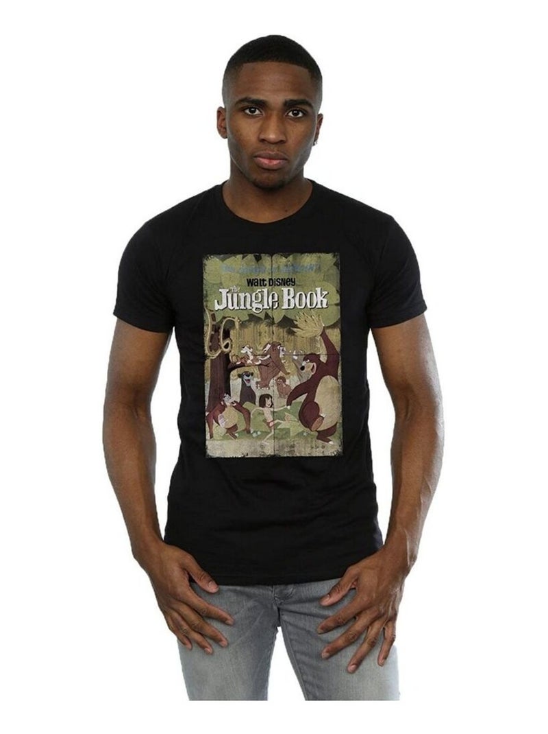 Jungle Book - T-shirt motif/style poster Noir - Kiabi