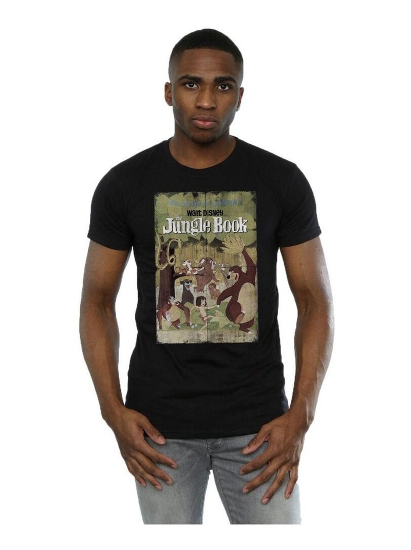 Jungle Book - T-shirt motif/style poster Noir - Kiabi
