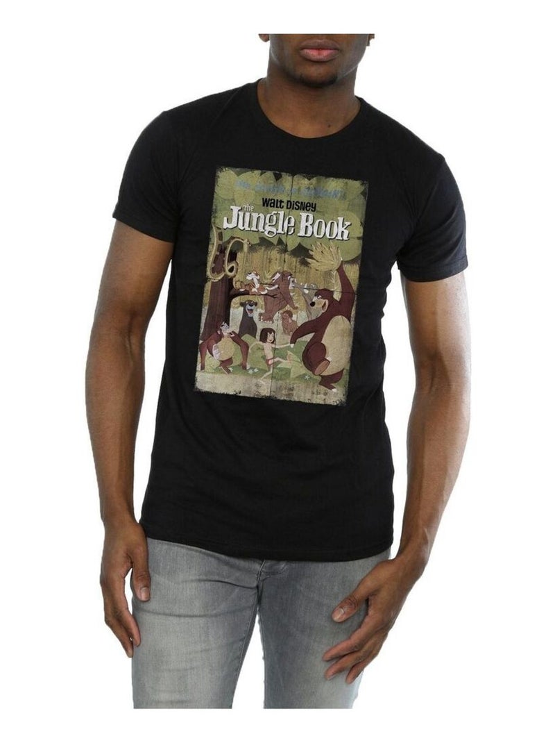 Jungle Book - T-shirt motif/style poster Noir - Kiabi
