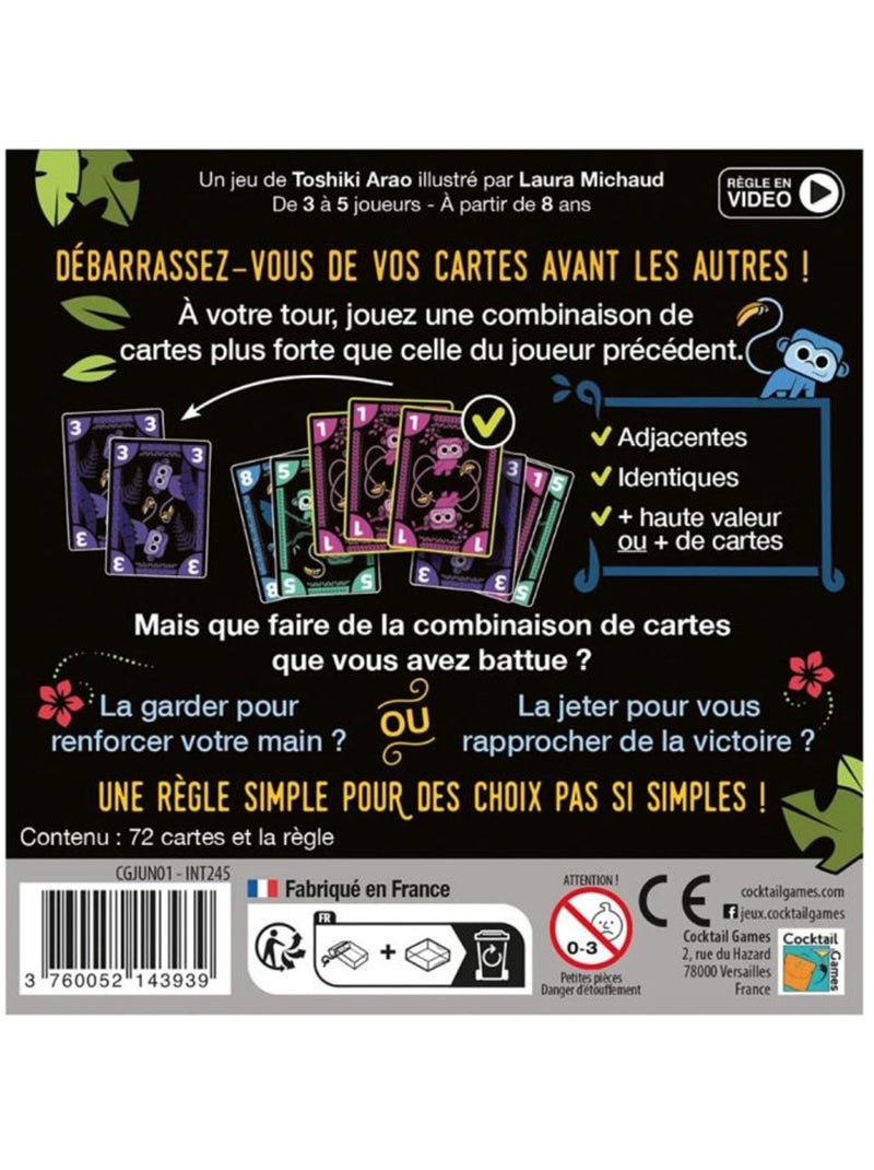 Jungo le jeu de cartes - cocktail games - cgjun01 - vert - carton - dès 8 ans Vert - Kiabi