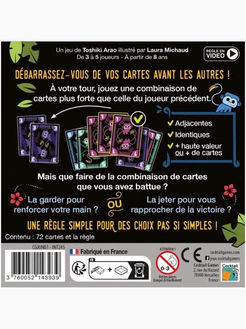 Jungo le jeu de cartes - cocktail games - cgjun01 - vert - carton - dès 8 ans Vert - Kiabi
