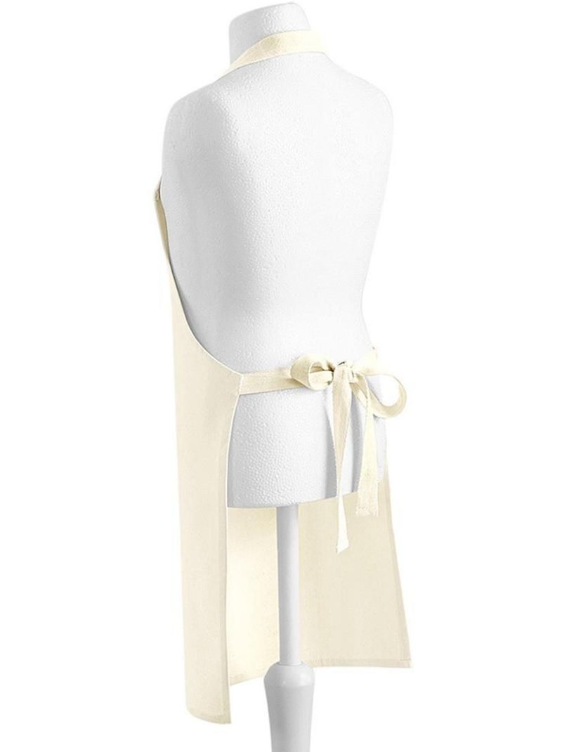 Junior - tablier en coton unisexe - westford mill Beige - Kiabi