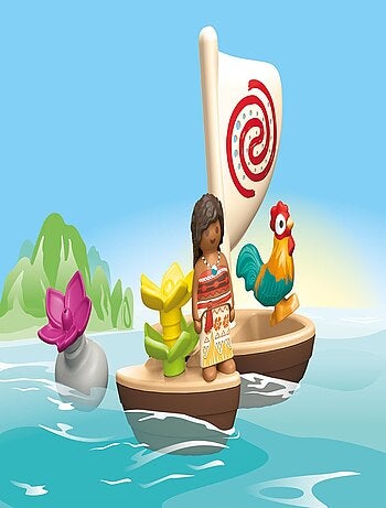 Junior & Disney 71459 : Vaiana et Bateau à Voile - Dès 12 Mois