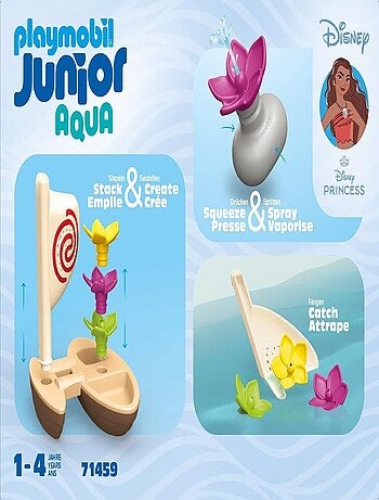 Junior & Disney 71459 : Vaiana et Bateau à Voile - Dès 12 Mois