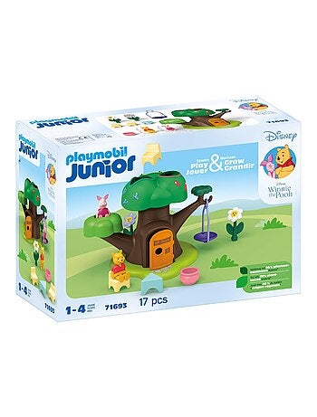 Junior & Disney : Winnie l'ourson et Porcinet avec cabane - Dès 12 Mois