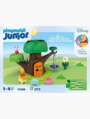 Junior & Disney : Winnie l'ourson et Porcinet avec cabane - Dès 12 Mois