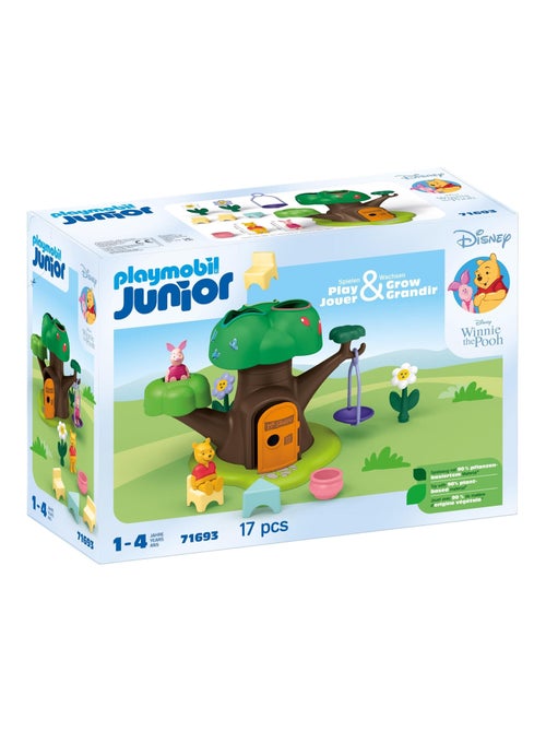 Junior & Disney : Winnie l'ourson et Porcinet avec cabane - Dès 12 Mois - Kiabi
