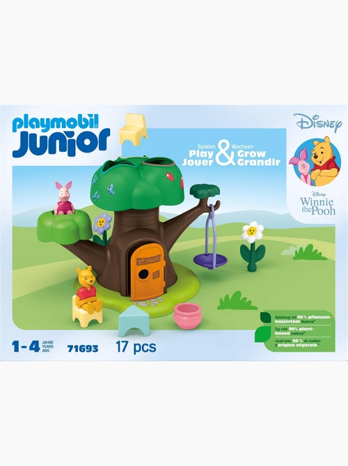 Junior & Disney : Winnie l'ourson et Porcinet avec cabane - Dès 12 Mois - Kiabi