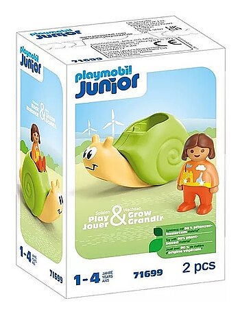 Junior Enfant avec escargot à bascule