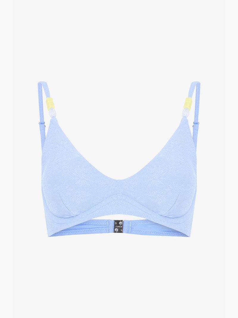 Juno haut de bikini bralette à armatures penti Bleu ciel - Kiabi